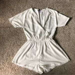 HM Divided white romper